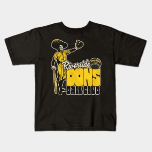 Defunct Riverside Dons Baseball Team Kids T-Shirt